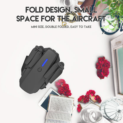 Cross-Border E88pro Foldable Drone HD Dual Camera Aerial Photography Altitude Hold Quadcopter Remote Control Aircraft E525