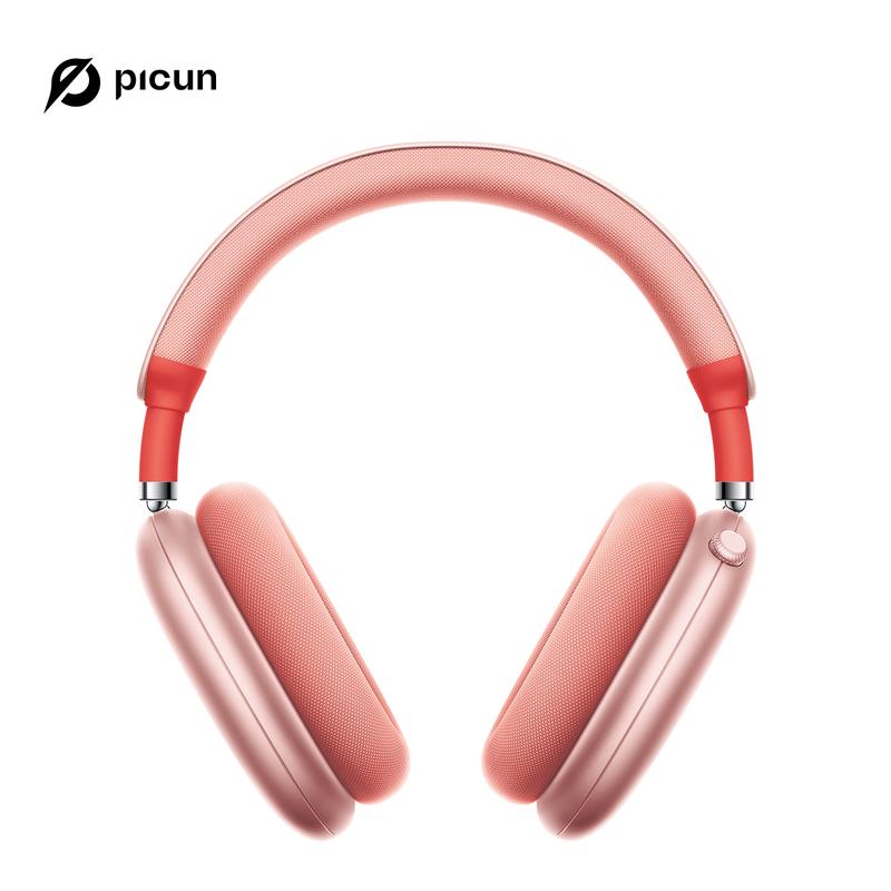 Picun F8 Pro Wireless Headphones - 52dB Noise Cancellation, 5 Smart ENC Mics, Detachable Fabric Ear Cushions, 140 Hour Long Battery Life,  Premium Audio Seamless Dual Device Connection for All-Day Use and Boosted Productivity Bluetooth
