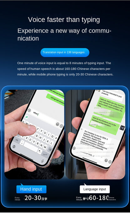 Black Technology Ai Large Model T1 Translator Ultra-thin Card Magnetic One-click Translation Global Video Inter-Translation