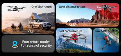 Cross-Border XT606Drone remote control with screen brushless motor HD aerial photography GPS Intelligent Positioning Remote Control Drone