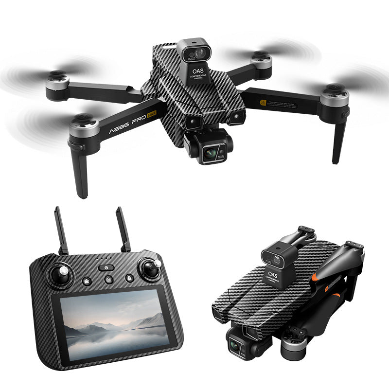 AE86+Digital image transmission with touchscreen obstacle avoidance HD professional aerial photography drone automatic return GPS Remote control aircraft