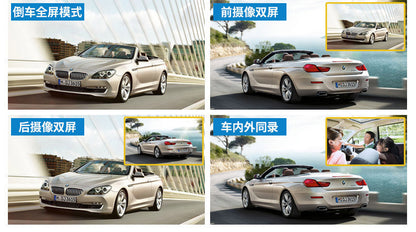 High Definition Car Mount DVR Reversing Image Parking Guard HD Three-Lens Dash Cam Factory Wholesale