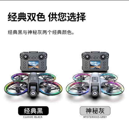 Cross-Border K200 Drone Brushless with Screen Aerial Photography Aircraft Optical Flow Positioning Color Light Full Protection Remote Control Plane