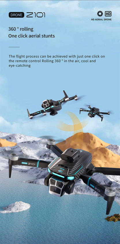 Cross-Border Z101Drone Long Endurance Obstacle Avoidance Aerial Photography Quadcopter Brushless Motor Remote Control Aircraft Drone