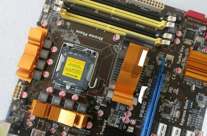 P5QD 100% OK Original IPC motherboard TURBO DDR2 LGA775 2*PCI P45 support Q8400