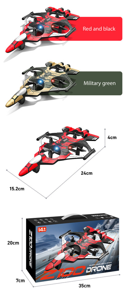 Cross-Border Z100Fighter Four-Channel Suspension Four-Axis Drone Altitude Hold Roll Stunt Gyro Light Aircraft Low Price