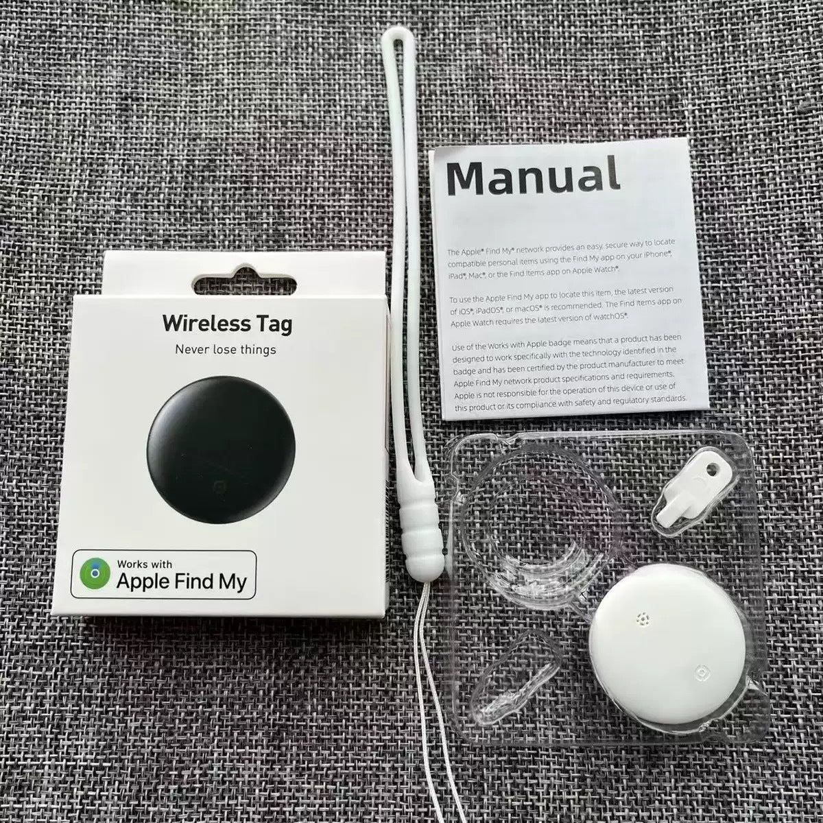 Wireless Tag Suitable for Apple Find My Vehicle-mounted locator GPS Tracker and Finder Only iOS