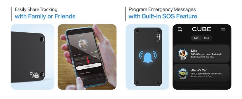 Cube Magnetic Pro GPS Tracker for Vehicles / Car, 1 Year Battery, Real Time Location, Geo Fence, Route History and Speed Monitor