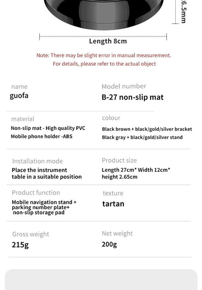 Unlock New Experience During Driving-Car Phone Holder with Anti-slip Pad Makes You Enjoy your Each Driving Travel-1