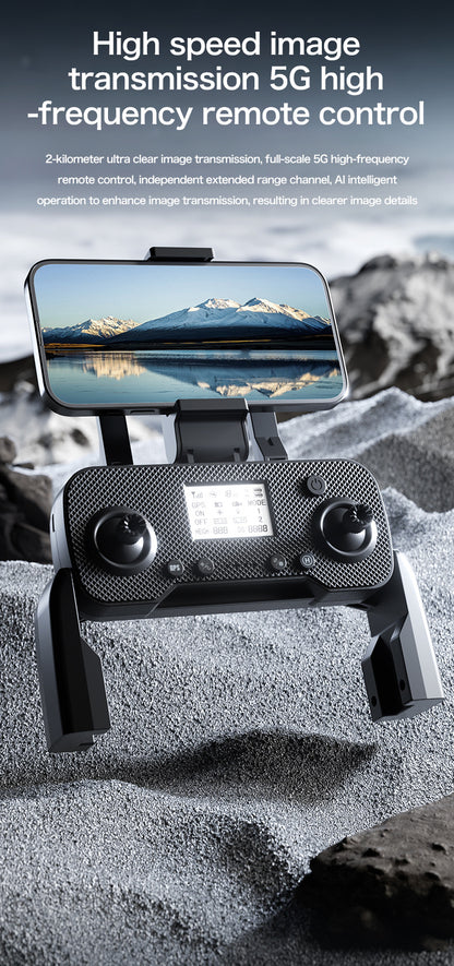 Cross-Border GT6Brushless Drone Intelligent Obstacle Avoidance Optical Flow GPS Return Remote Control Airplane5G Transmission Quadcopter