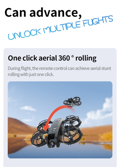 Cross-Border K100MINI Drone with Screen Remote Control Optical Flow Hover Dual Camera Lens HD Aerial Photography Remote Control Aircraft