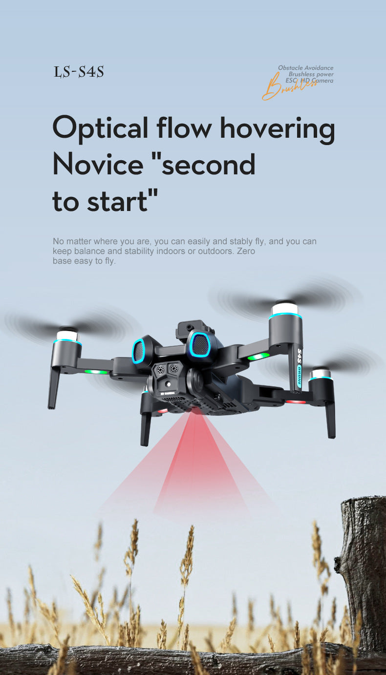 Cross-border Drone Brushless Motor ESC HD Lens Optical Flow Positioning Remote Control Aircraft Obstacle Avoidance Quadcopter