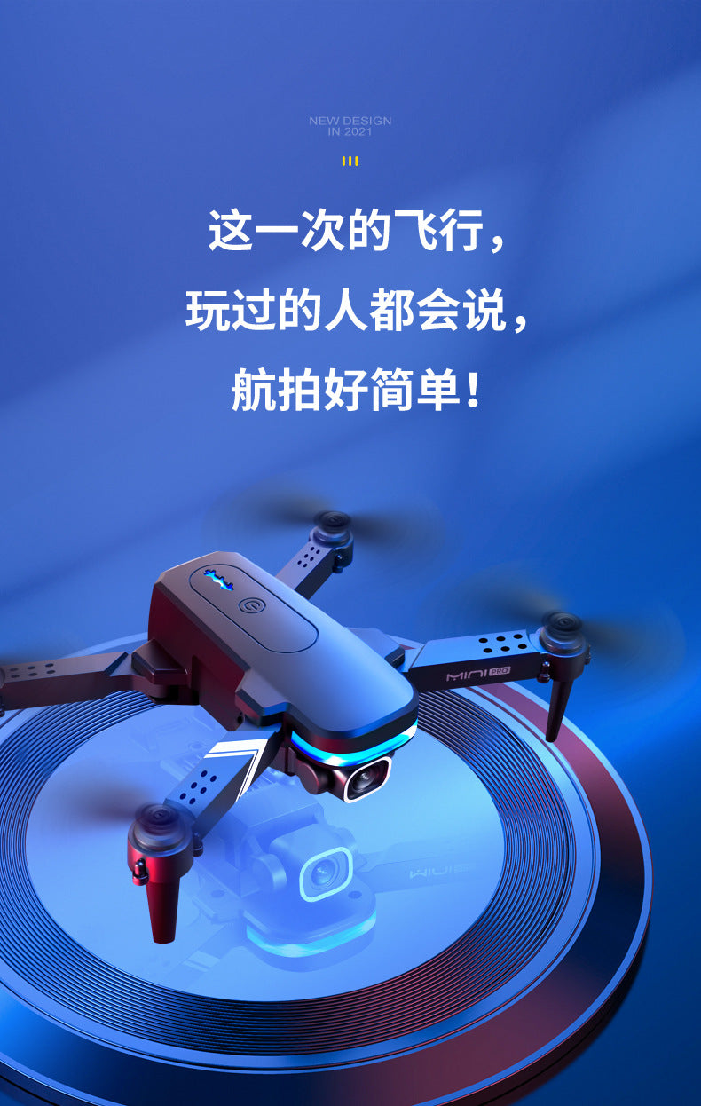 Cross-Border KY910Mini Folding Drone4K High-definition dual-camera aerial photography quadcopter with altitude hold remote control aircraft