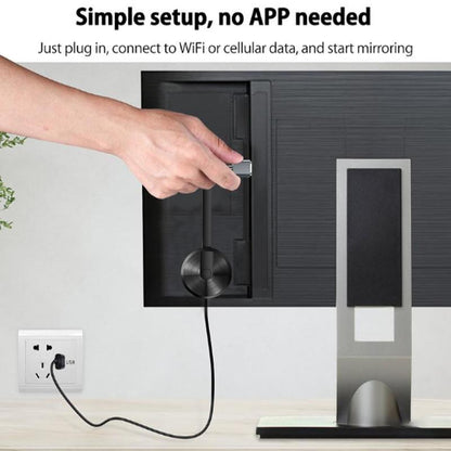 ZIHNIC Wireless Screen Projector HD TV Monitor Portable Mobile Phone Connection TV Monitor HD Wireless 5G 4K Horizontal and Vertical Screen Connector