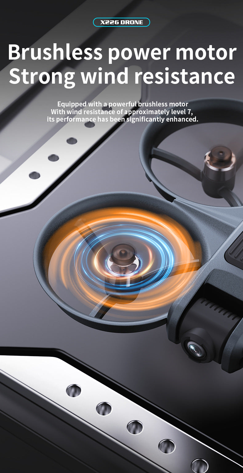 Cross-Border X226Drone flying with screen VR No Need for Phone Drone Aerial Photography HD Professional Optical Flow Brushless