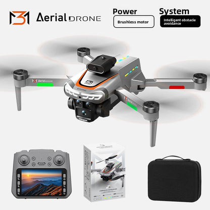 Popular Live-Streaming Product M3 Drone With 4.3inch Screen Remote Control, Brushless Optical Flow ESC, Obstacle Avoidance Quadcopter