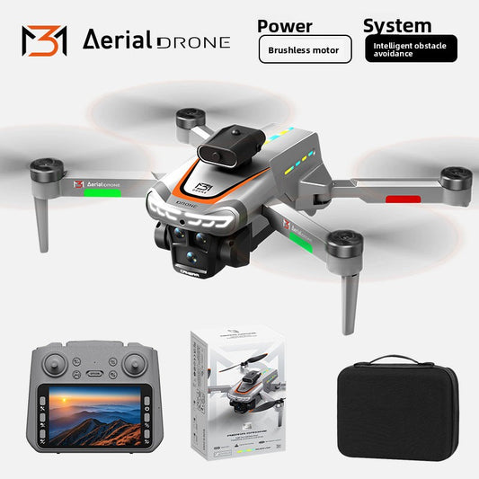 Popular Live-Streaming Product M3 Drone With 4.3inch Screen Remote Control, Brushless Optical Flow ESC, Obstacle Avoidance Quadcopter