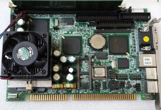 NuPRO-596 REV.B1 100%  Original IPC ISA Board  Industrial motherboard Half-Size CPU Card PICMG1.0 Embedded wtih CPU RAM FAN