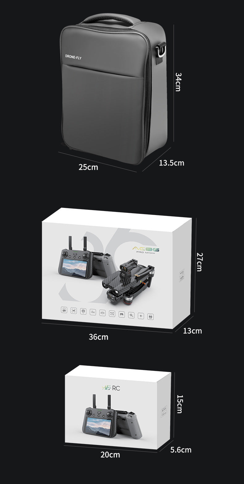 AE86+Digital image transmission with touchscreen obstacle avoidance HD professional aerial photography drone automatic return GPS Remote control aircraft