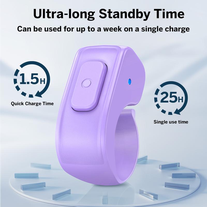 DATAFY Page Turner Ring for Kindle, Hands-Free Remote Control with Storage Bag, Camera Shutter & Video Recording, eReaders Clicker for Kindle iPad iPhone Tablets,TikTokShopBlackFriday