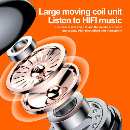 AI Cross-Border F05 Wireless Bluetooth Earphones for Phone Calls, LED Display, Deep Bass, Touch Control, Gaming Low Latency