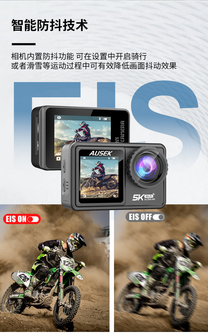 5k Action Camera Cross-border new sports camera Waterproof and anti-shake touch HD camera customization