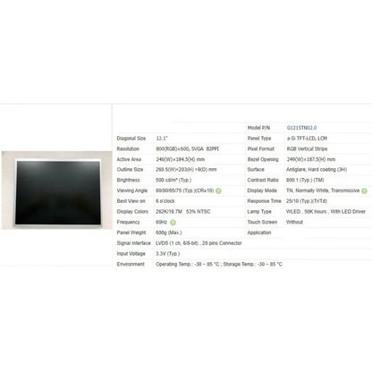 G121stn02.0 brand new original 12.1 inch LCD screen