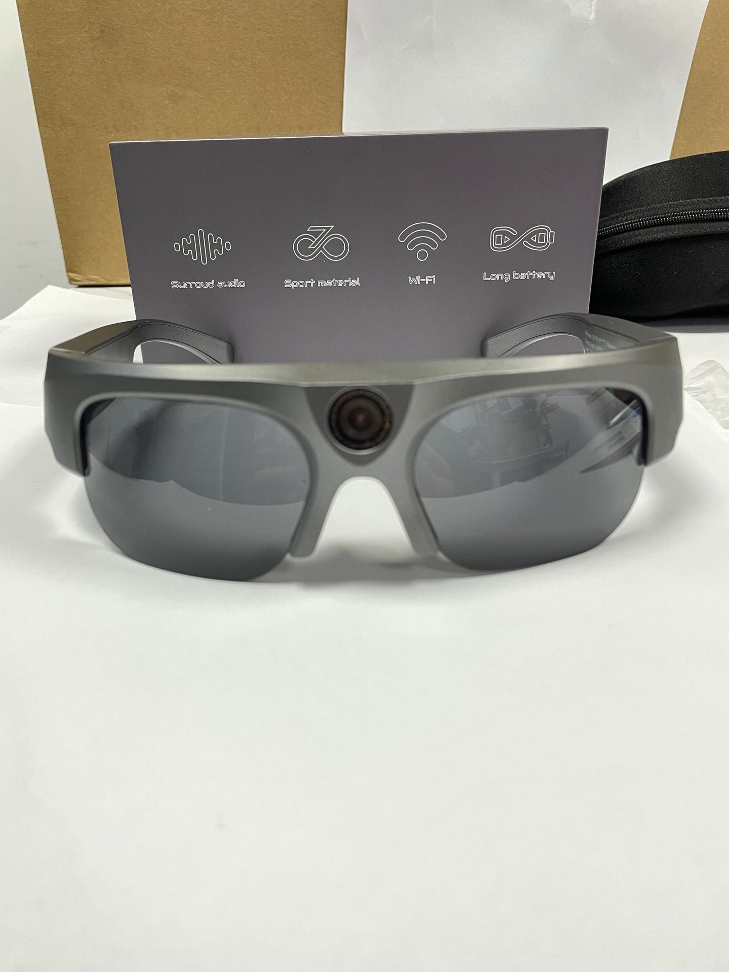 Anti-Blue Light Wireless DV Sports Call Music Listening Cycling Shooting Bluetooth Earphones Audio Smart Glasses