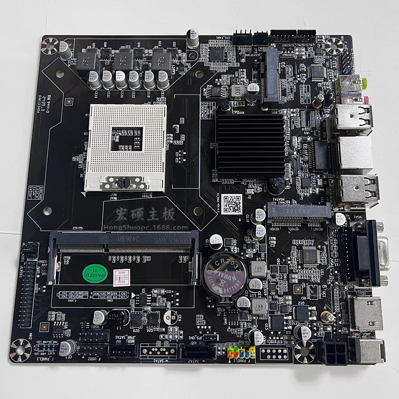 ITX Industrial Control Motherboard HM65Single memory slot DDR3Mini Board PGA988Two Or Three Generations CPU All-in-One Motherboard