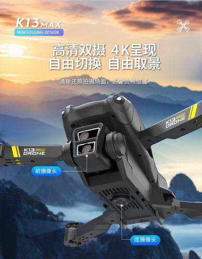 Cross-Border K13MAX Foldable Drone HD Dual Camera Aerial Photography Altitude Hold Quadcopter Remote Control Aircraft Drone