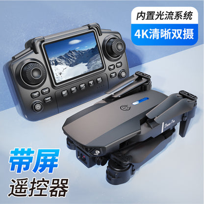 Cross-Border E88/E99D Screen-Controlled Drone with Lights, Foldable Dual Camera, Optical Flow Aerial Photography, Remote-Controlled Aircraft, Quadcopter
