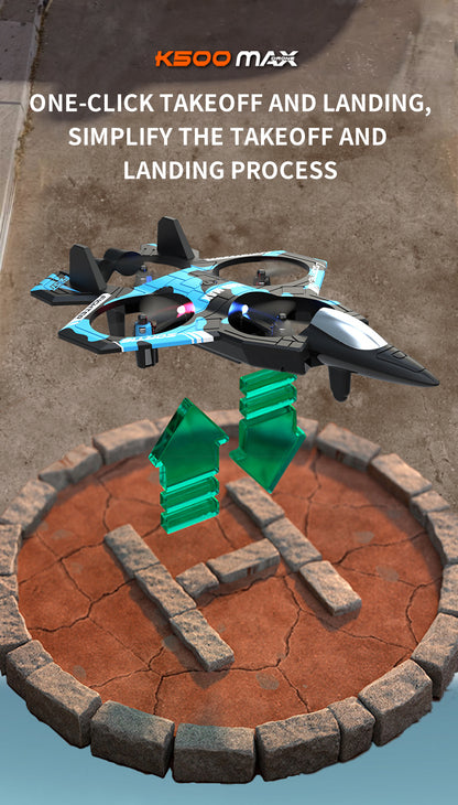 Cross-Border K500Max Fighter Four-Channel Suspension Four-Axis Drone Altitude Hold Roll Stunt Lighting Aircraft Low Price