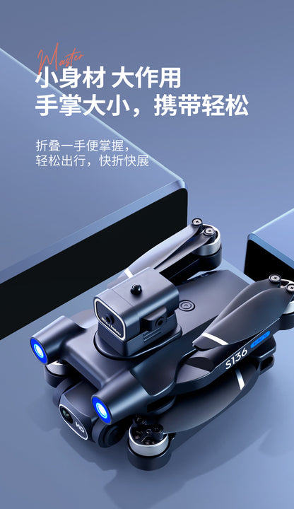 Cross-Border S136Uav GPS Positioning Brushless Motor HD Dual Camera Aerial Photography Obstacle Avoidance Remote Control Aircraft Drone