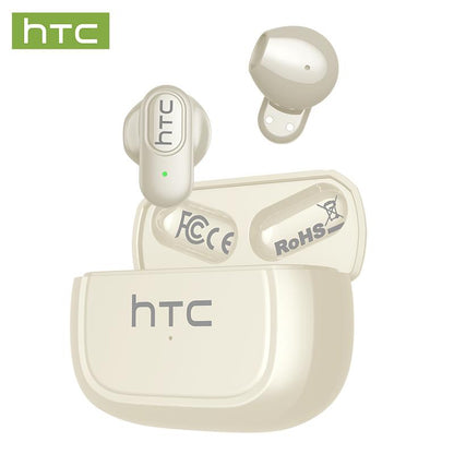 HTC NE51 Wireless Earbuds Bluetooth 6.0 Earphones Waterproof Wireless Earphones, Sports, Study and Audio Calls | Built in Microphone In Ear Earbuds, Gaming Bluetooth Headphones