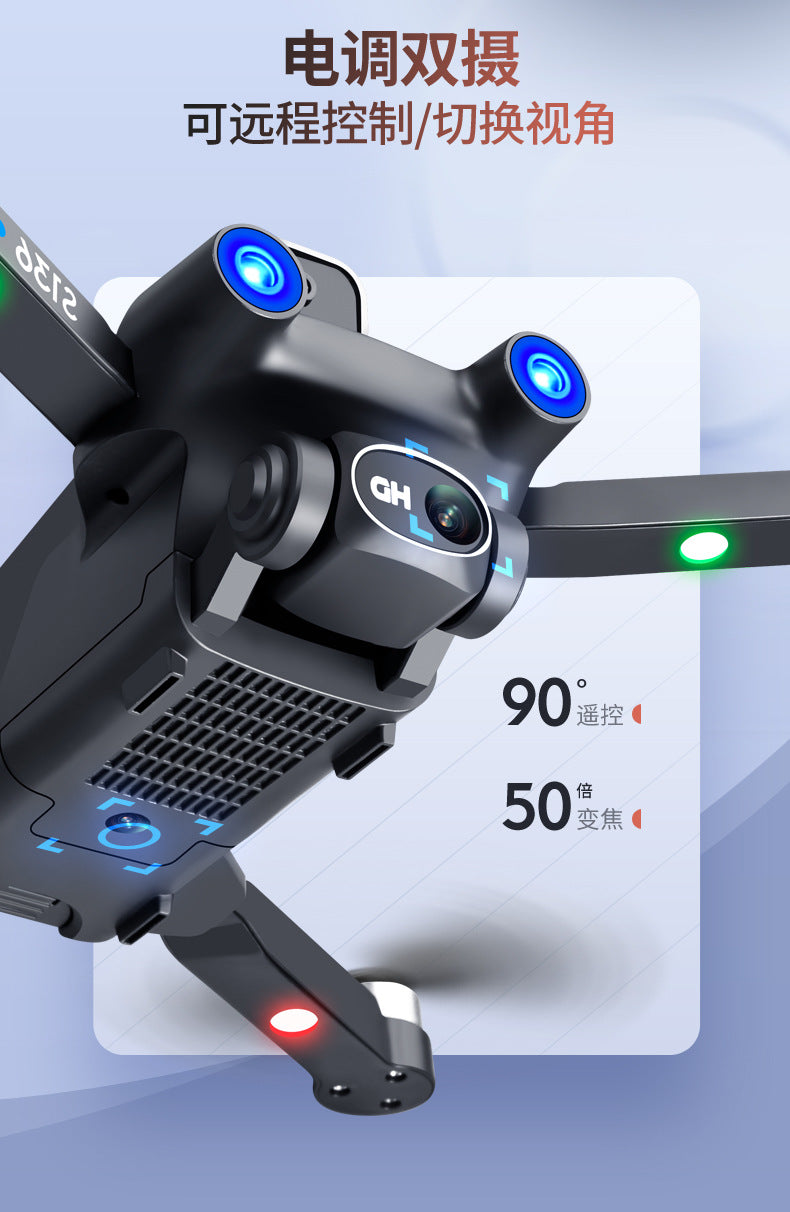 Cross-Border S136Uav GPS Positioning Brushless Motor HD Dual Camera Aerial Photography Obstacle Avoidance Remote Control Aircraft Drone