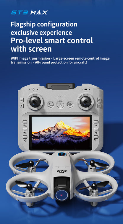 Cross-Border GT3Drone Remote Control with Screen Optical Flow Positioning Electric Lens Quadcopter Remote Control Aircraft Toy