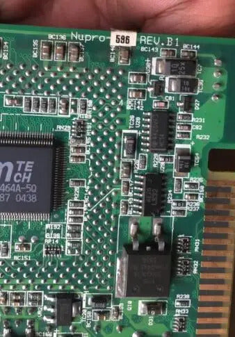 NuPRO-596 REV.B1 100%  Original IPC ISA Board  Industrial motherboard Half-Size CPU Card PICMG1.0 Embedded wtih CPU RAM FAN