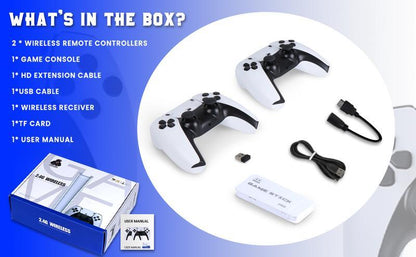 2025 New Upgraded RetroGame Console with 20,000+ Games,4K HDMl Output, Wireless Controller,  Game Emulator, Arcade Communication Stick