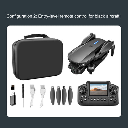 Cross-Border E88 GT Drone with Large Screen ESC Dual Camera HD Aerial Photography Optical Flow Long Battery Life Remote Control Aircraft Toy