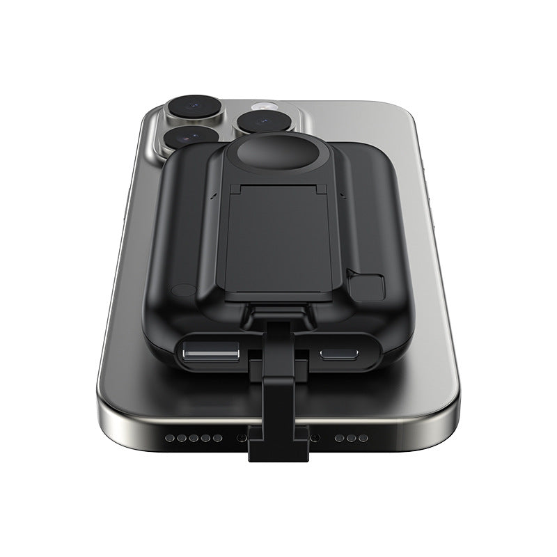 Magnetic Wireless Power Bank 5-in-1 Rechargeable Watch PD20w Fast Charging with Built-in Cable10000Ma Mobile Power Supply
