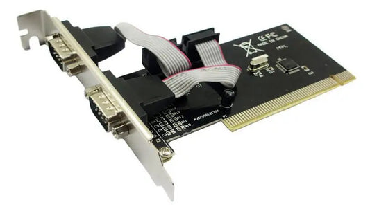 PCI To RS232 RS-232 9Pin Card 2XPorts DB9 Serial Port 1Mbps 16C550 WCH351 New Expansion Cards For POS LED Control WinXP/7/8