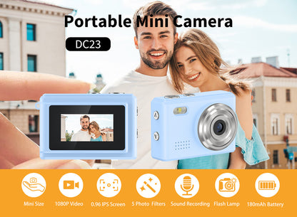 Cross-border New Small Digital Camera Photo Video Thumb Camera Cycling Climbing Pet Recording Mini Camera