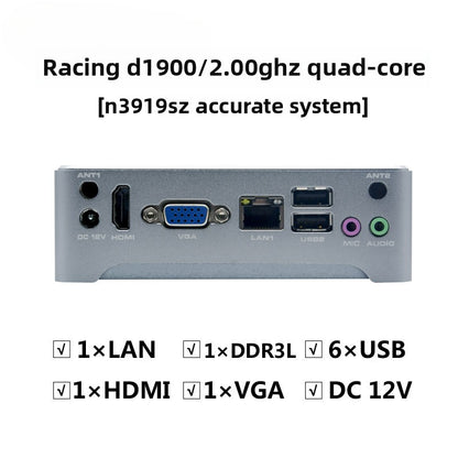Industrial Control N39 Mini-Host Dual Gigabit Network Port Industrial Control Machine Small Host Quad-Core J1900 Thin Client