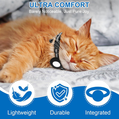 Pet Cat Locator Collar Suitable for iOS Waterproof Apple Find My Tracker Collar