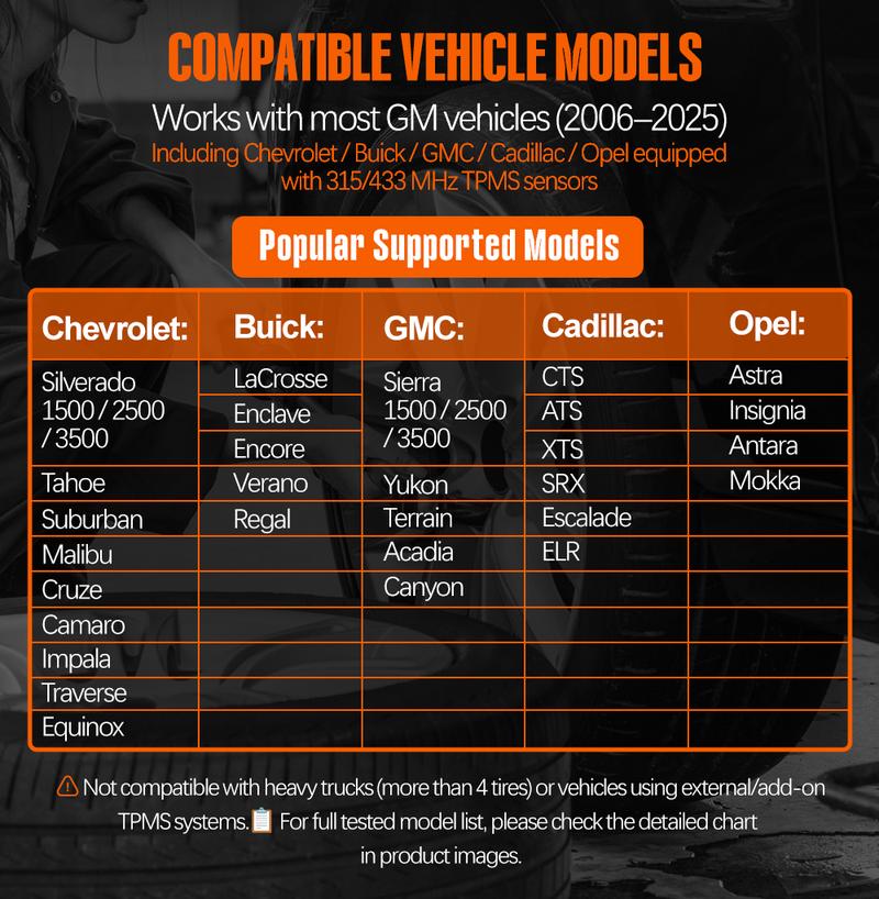VXDAS EL-50448 TPMS Relearn Tool for GM Tire Sensor TPMS Reset Tool Tire Pressure Monitor system Activation Tool OEC-T5 for GM Buick/Chevy/Cadillac Series Vehicles 2023 Edition TikTokShopBlackFriday