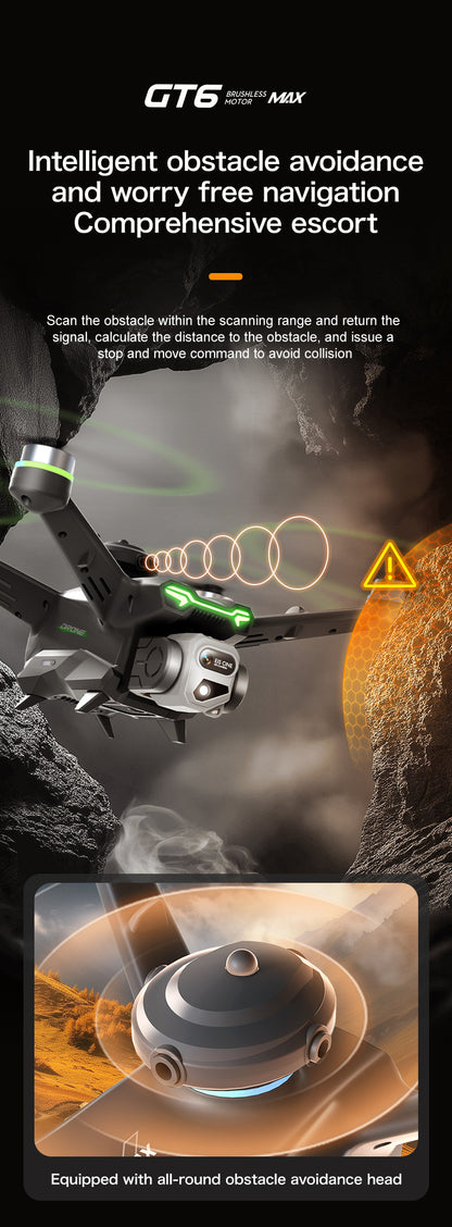 Cross-Border GT6Drone remote control with screen brushless motor HD aerial photography GPS Intelligent Positioning Remote Control Drone