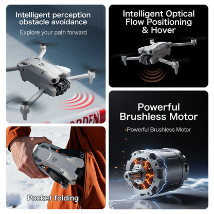 Cross-Border GT50Drone remote control with screen HD aerial photography brushless obstacle avoidance quadcopter toy airplane dron