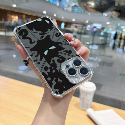 Glossy Suitable for iPhone 17 Pro Max Phone Case 16P 15 12 14 13 11 Four-Corner Shockproof Electroplated Cross-Border Soft