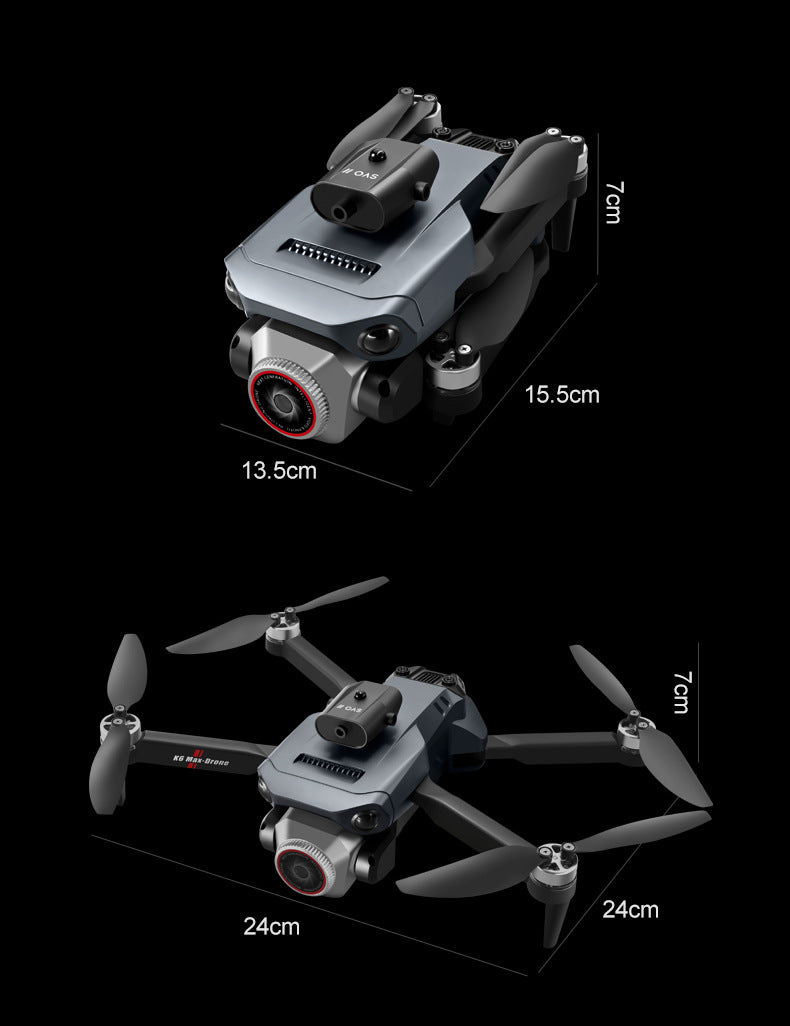 Cross-Border K6 MAX Drone with screen control, optical flow positioning, quadcopter with brushless motor, remote control airplane toy