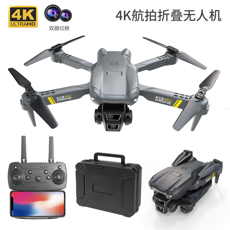Cross-Border K13MAX Foldable Drone HD Dual Camera Aerial Photography Altitude Hold Quadcopter Remote Control Aircraft Drone